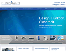 Tablet Screenshot of kunzmann-laser.de